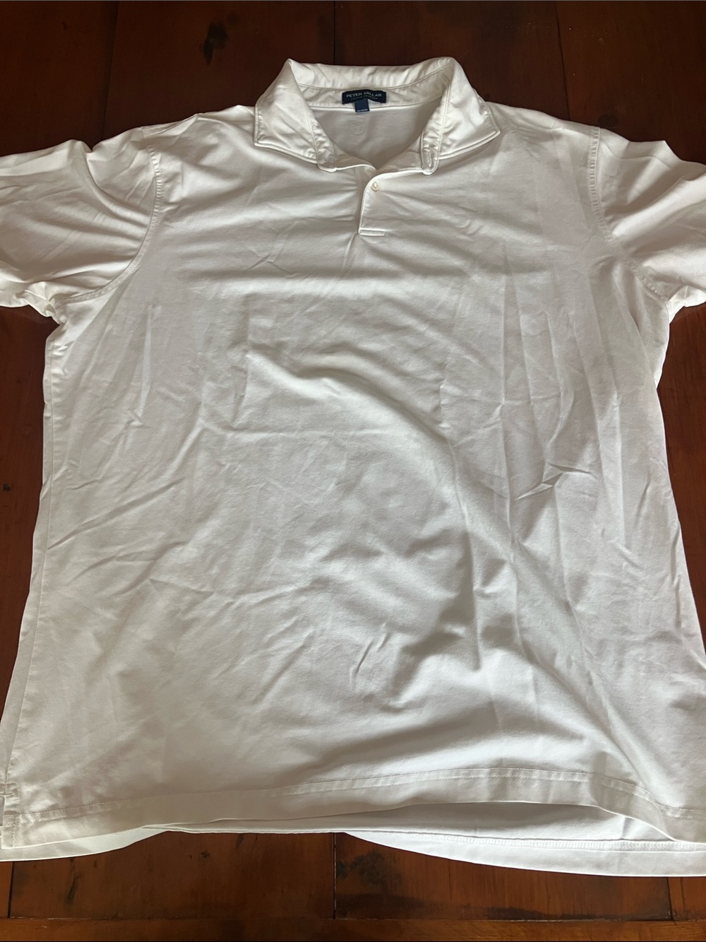 Peter Millar Classic White Short Sleeve Polo